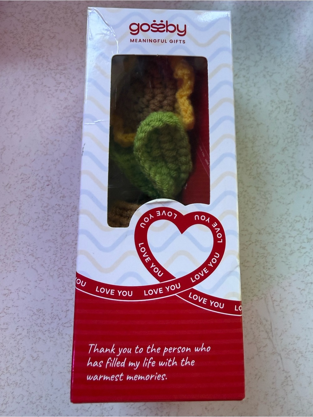 Goseby sunflower Gift with Message